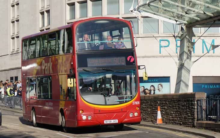 First Bristol Volvo B9TL Wright 37605 Long Ashton Park & Ride